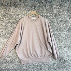 Treasure & Bond Sweater Womens Size Medium Pink Oversized‎ Crewneck Pullover
